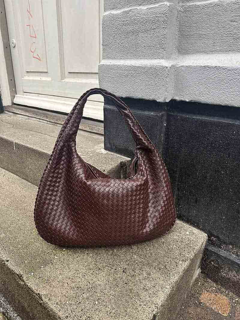 Variant image for Damen Handtasche Schwarz Größe XL Kunstleder Geflochten-10