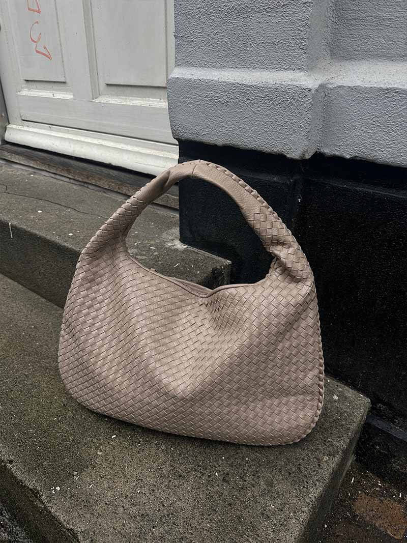 Variant image for Damen Handtasche Schwarz Größe XL Kunstleder Geflochten-5