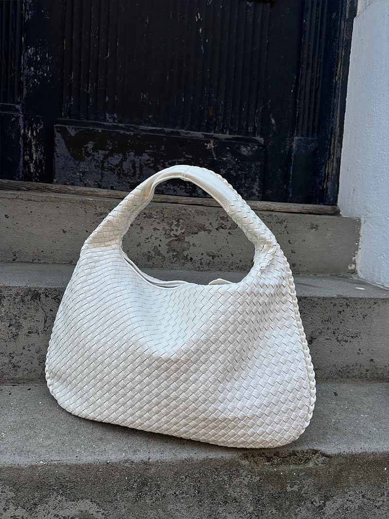 Variant image for Damen Handtasche Schwarz Größe XL Kunstleder Geflochten-3