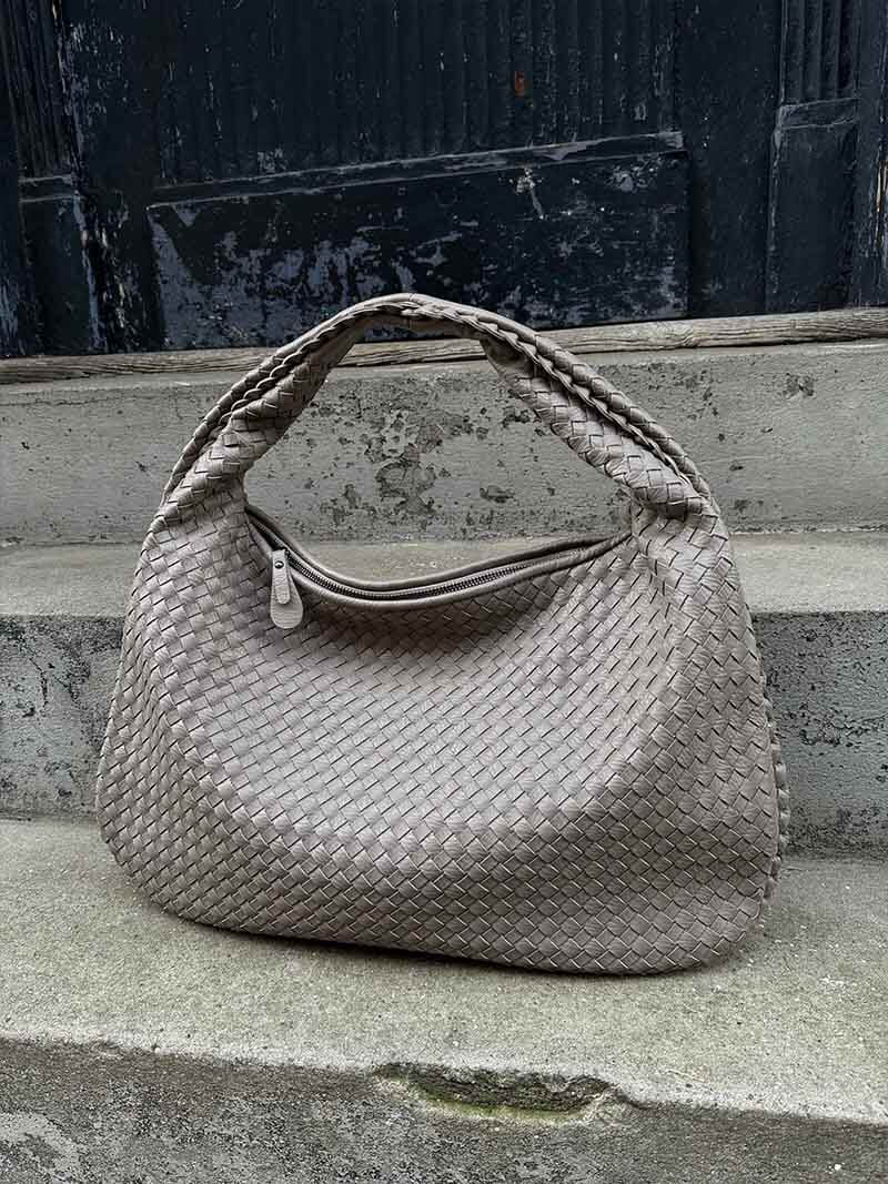 Variant image for Damen Handtasche Schwarz Größe XL Kunstleder Geflochten-8