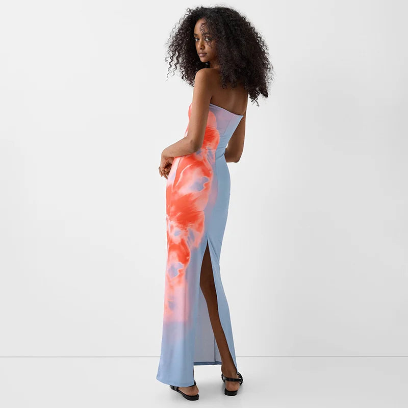 Sommara™ – Elegantes schulterfreies Maxi Kleid 2