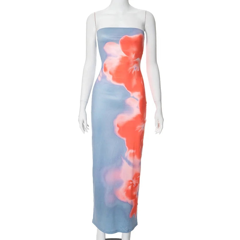 Sommara™ – Elegantes schulterfreies Maxi Kleid 4
