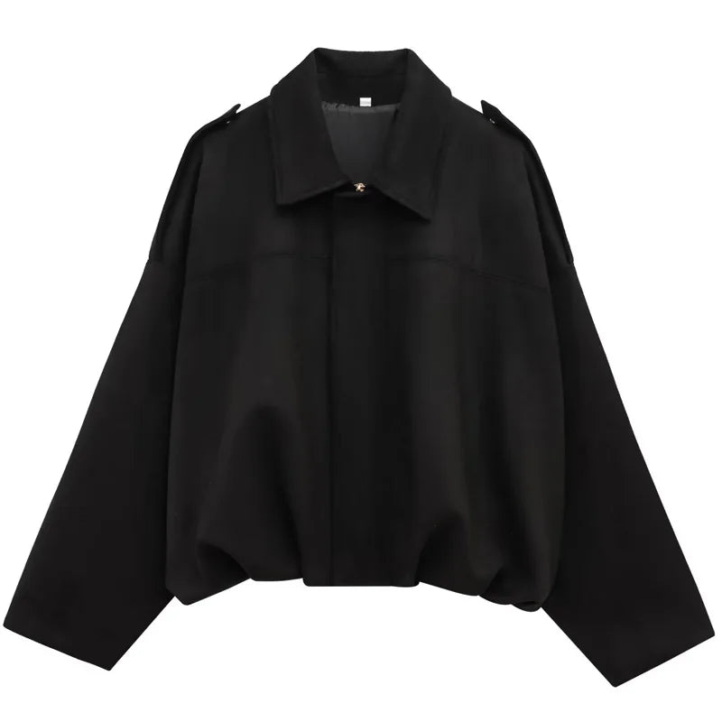 AYLIN BOMBERJACKE AUS WILDLEDEROPTIK