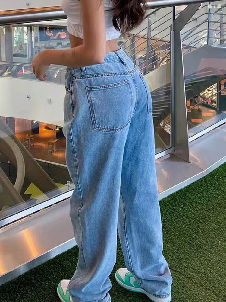 AYLIN LOW WAIST DENIM – WIDE LEG JEANS