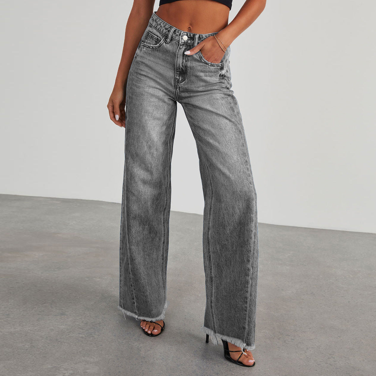 HIGH-WAIST JEANS DAMEN