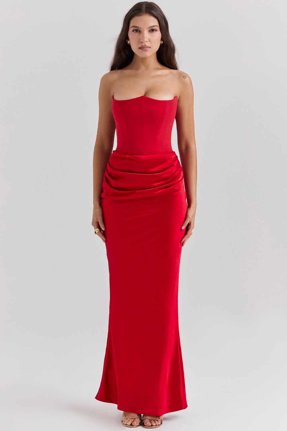 ANIKA I SCHULTERFREIES KLEID