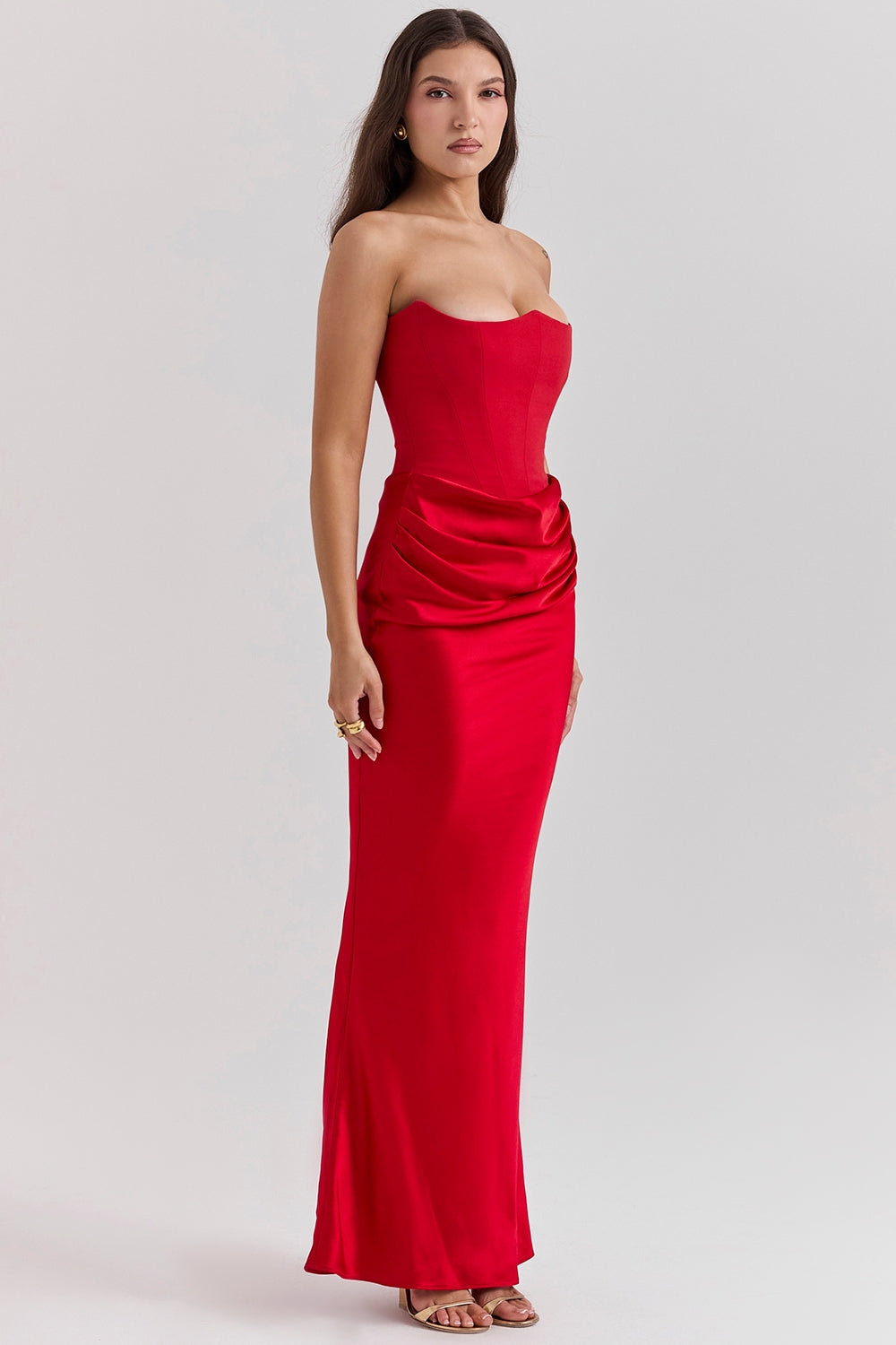 ANIKA I SCHULTERFREIES KLEID