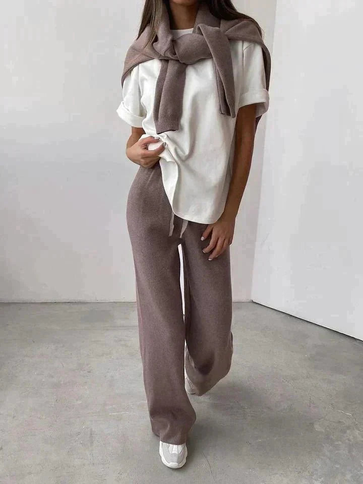 MAELI LOUNGESET – DAMEN ZWEITEILER MIT PULLOVER UND HOSE
