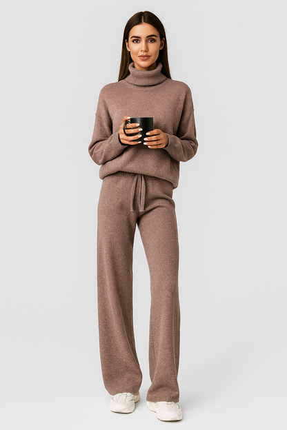 MAELI LOUNGESET – DAMEN ZWEITEILER MIT PULLOVER UND HOSE
