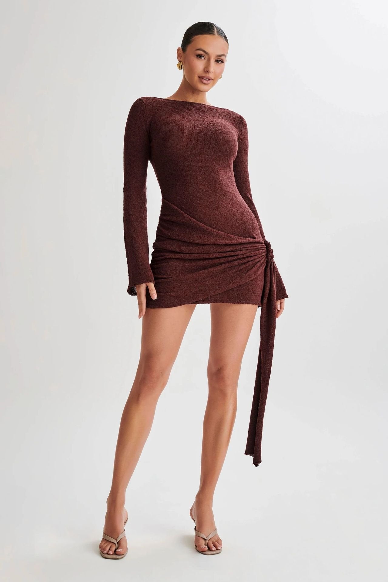 RIRI | LANGÄRMLIGES STICK-MINIKLEID