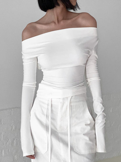 Wanda – Elegantes weißes Top mit Rückenausschnitt 4