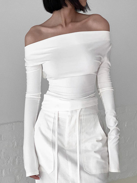 Wanda – Elegantes weißes Top mit Rückenausschnitt 4