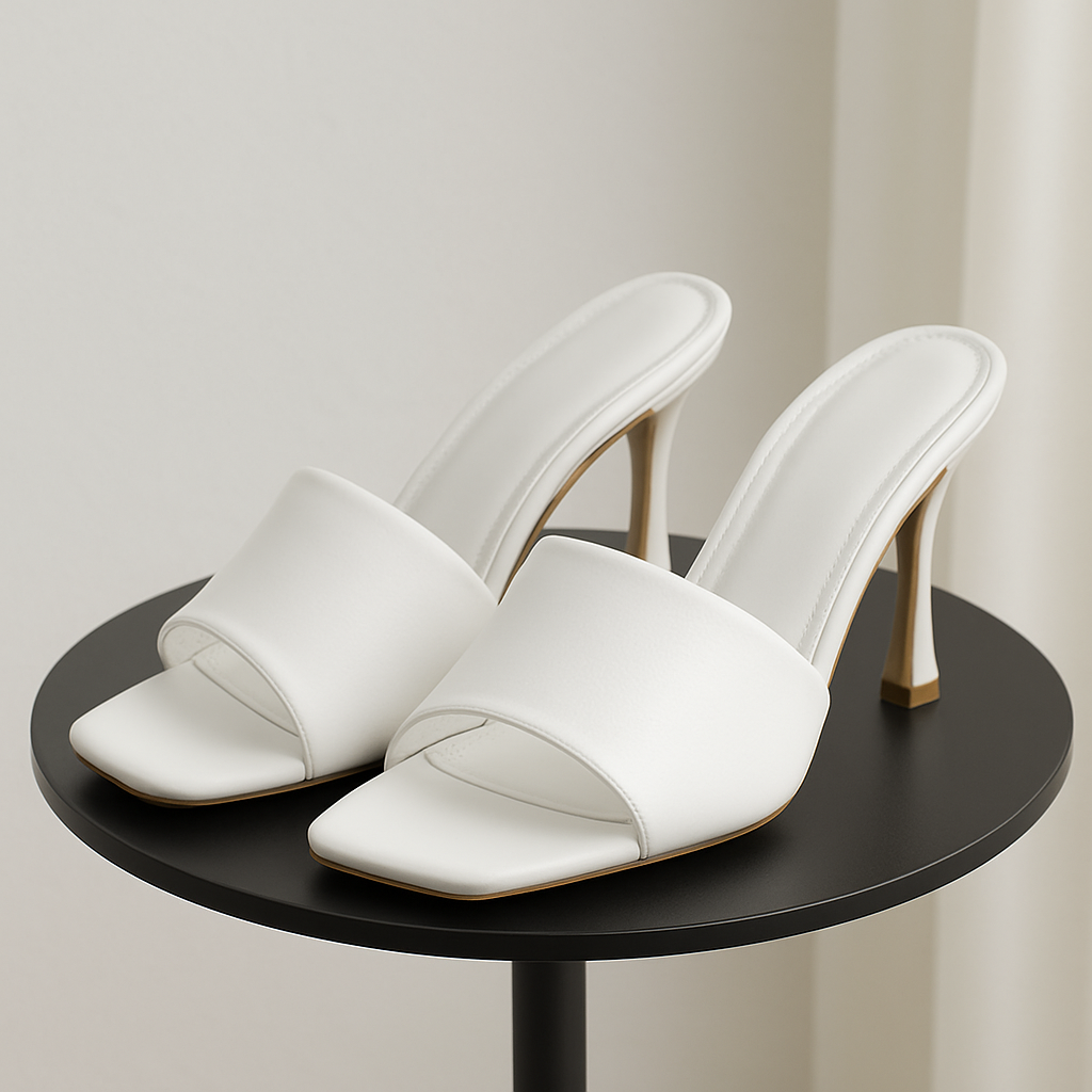 High Heel Slippers Damen