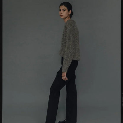 LEONOR PULLOVER – ZOPFMUSTER IM OVERSIZE-LOOK