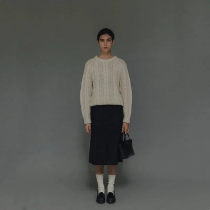 LEONOR PULLOVER – ZOPFMUSTER IM OVERSIZE-LOOK