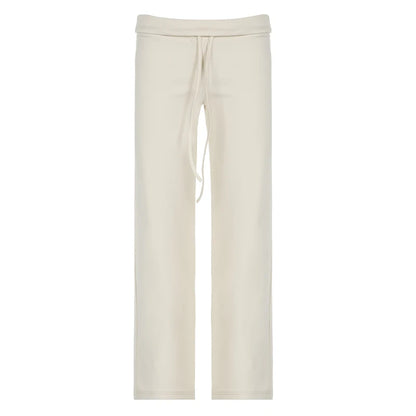 BELLAGIO FREIZEITHOSE – TIEF GESCHNITTENE Y2K HOSE MIT SCHLAG