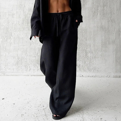 ALEENA PALAZZOHHOSE – LUFTIGE SOMMERHOSE MIT GUMMIBUND