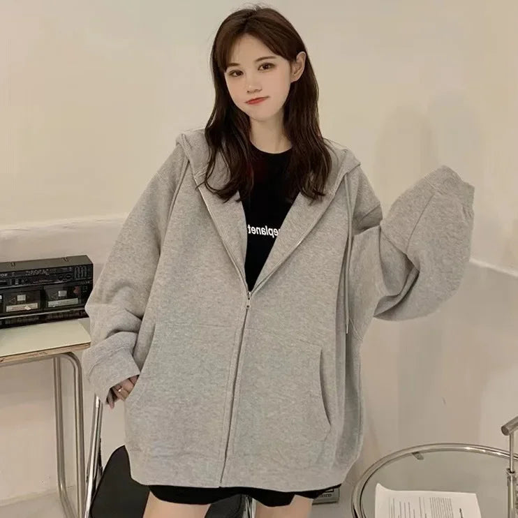 ARISA OVERSIZE SWEATSHIRT MIT KAPUZE – KOREAN STYLE
