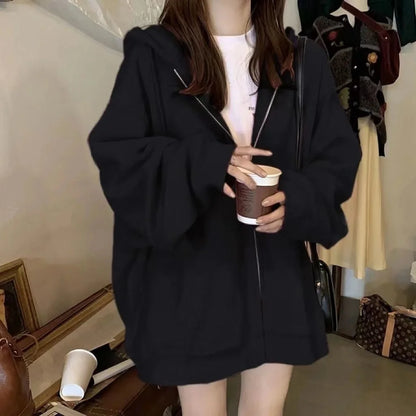 ARISA OVERSIZE SWEATSHIRT MIT KAPUZE – KOREAN STYLE