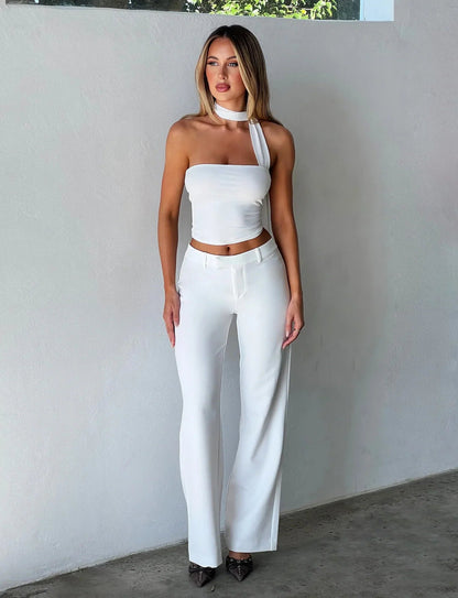 Helga | Minimalistisches Sommer-Style ärmelloses Neckholder Top 6