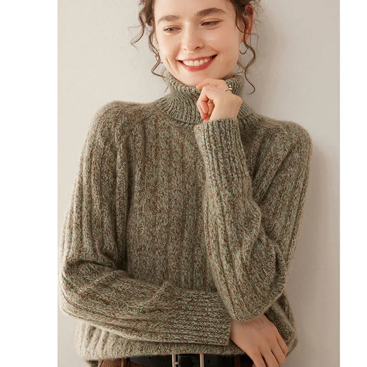 VALERIA PULLOVER – KASCHMIR LOOK MIT ROLLKRAGEN ELEGANZ