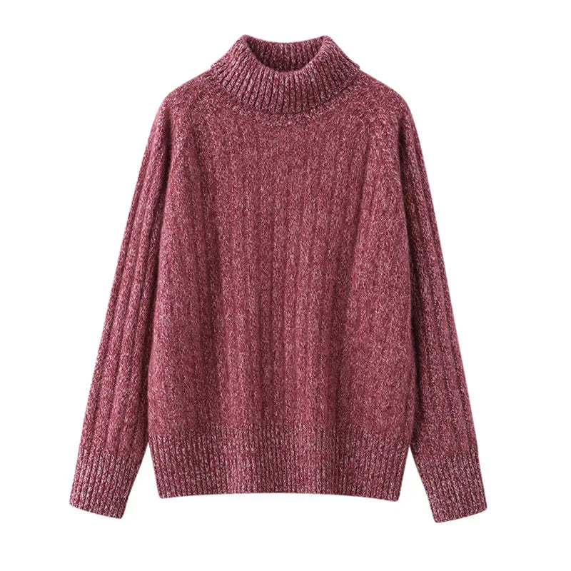 VALERIA PULLOVER – KASCHMIR LOOK MIT ROLLKRAGEN ELEGANZ