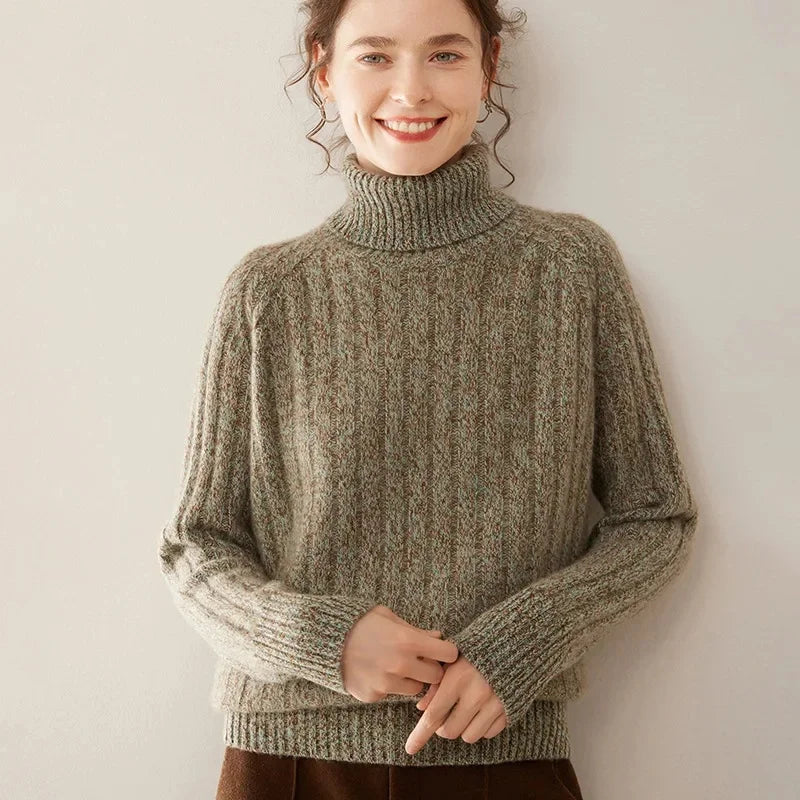 VALERIA PULLOVER – KASCHMIR LOOK MIT ROLLKRAGEN ELEGANZ