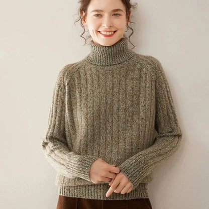 VALERIA PULLOVER – KASCHMIR LOOK MIT ROLLKRAGEN ELEGANZ