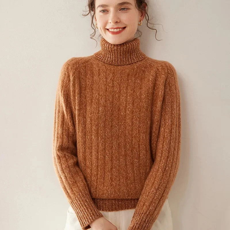 VALERIA PULLOVER – KASCHMIR LOOK MIT ROLLKRAGEN ELEGANZ
