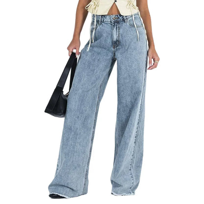 TULUM WIDE LEG JEANS AUS DENIM MIT HIGH WAIST UND GERADER PASSFORM