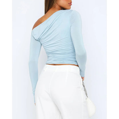 Käthe | Schickes Twisted Long Sleeve Top für Frauen 4