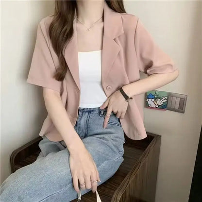 LOUISA KURZBLAZER – SOMMERLICHER DAMEN-BLAZER MIT ELEGANZ