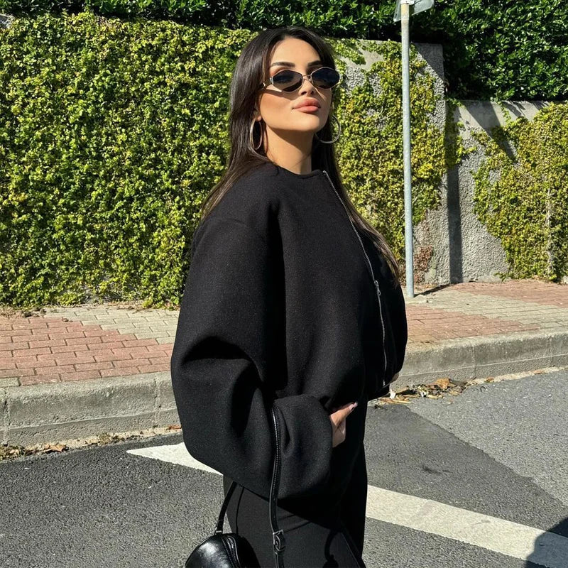MONTEREY BOMBERJACKE DAMEN – OVERSIZED & GEFÜTTERT MIT ZIPPER