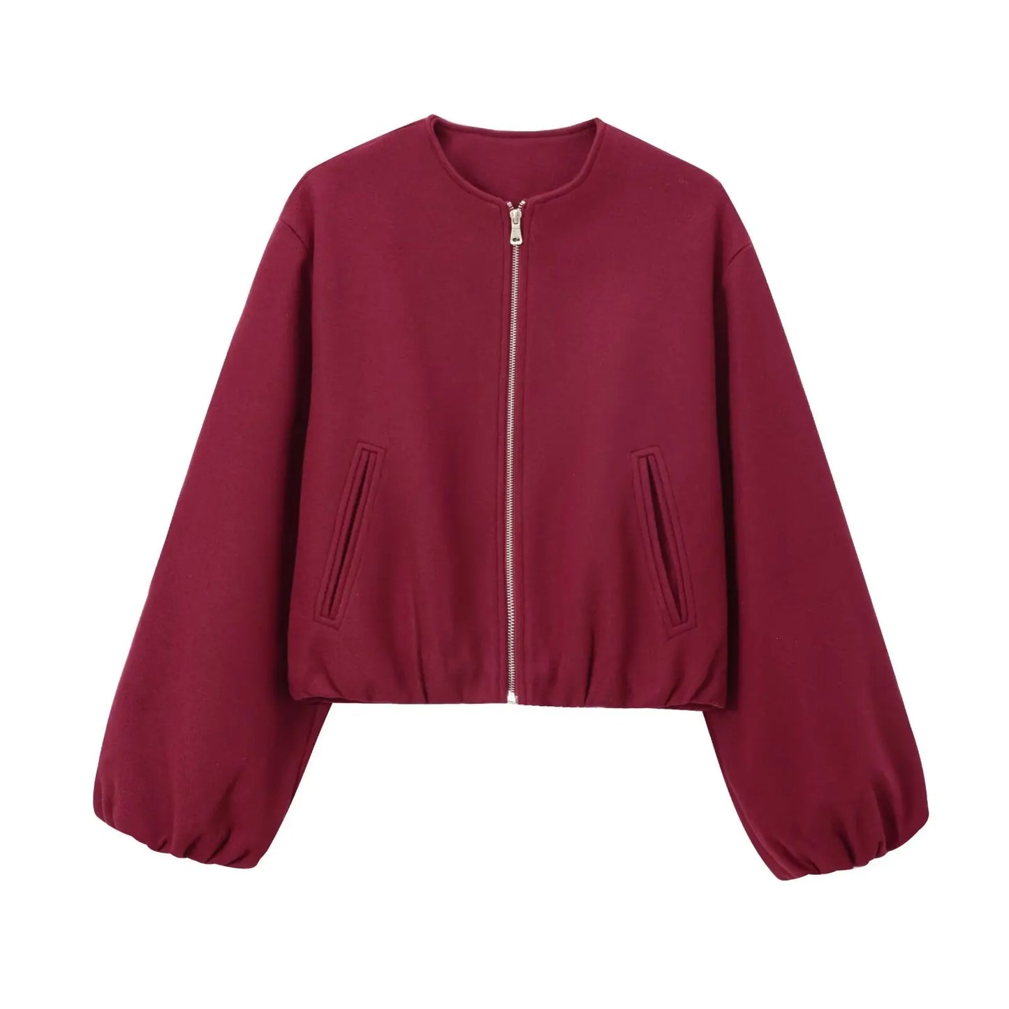 MIREYA BOMBERJACKE MIT RUNDHALS