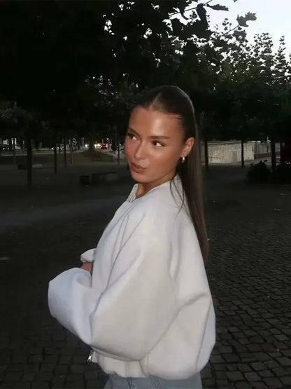 MIREYA BOMBERJACKE MIT RUNDHALS
