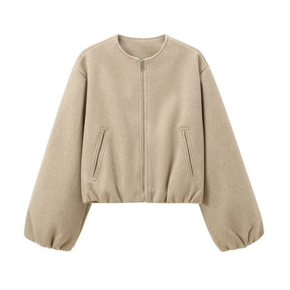 MIREYA BOMBERJACKE MIT RUNDHALS