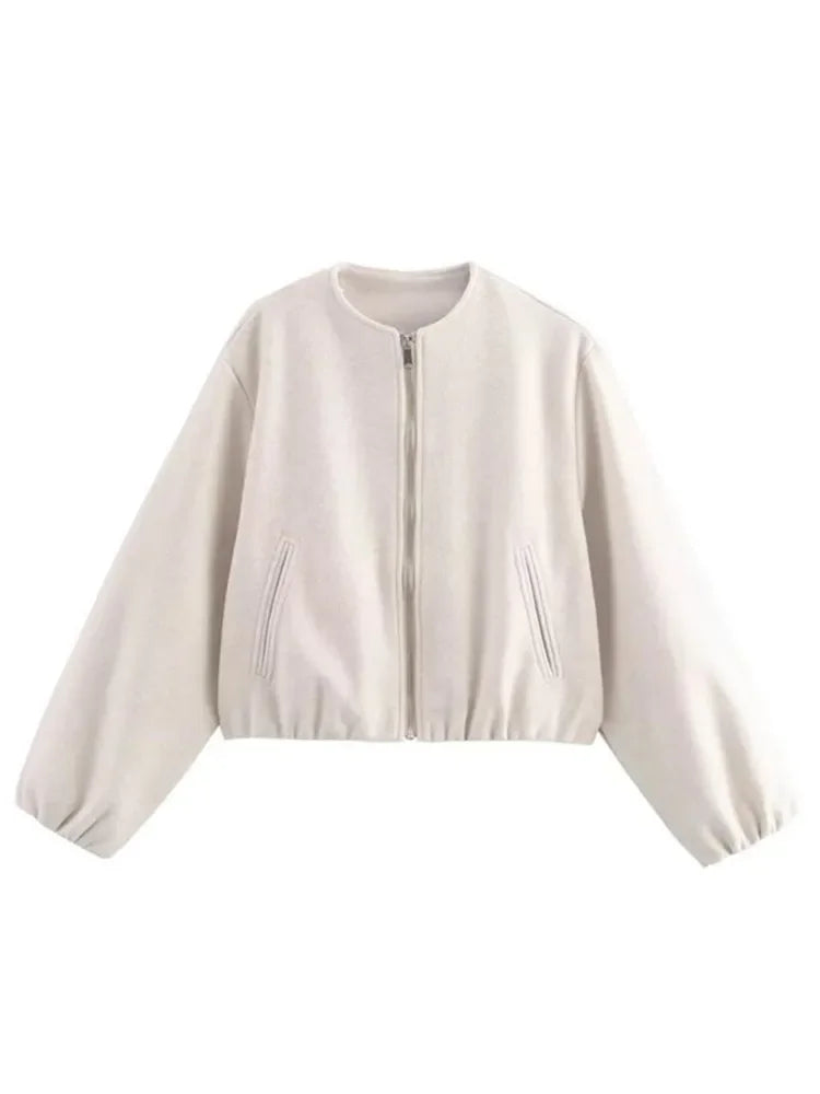 MIREYA BOMBERJACKE MIT RUNDHALS