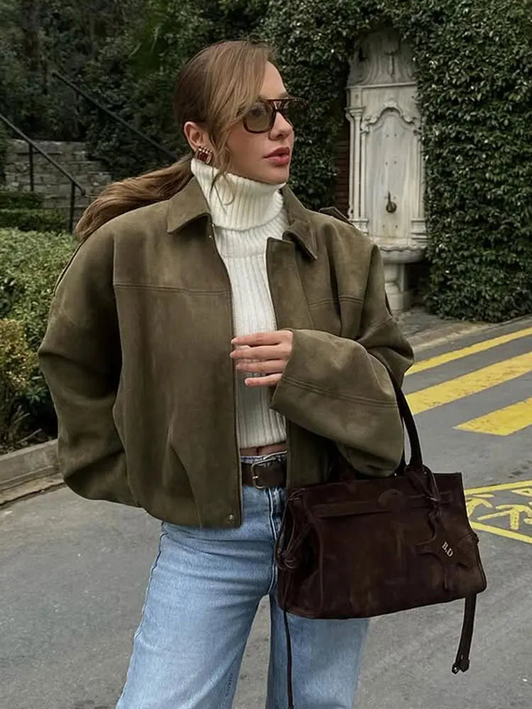MIREYA CARGOJACKE – WILDLEDERLOOK & VINTAGE-CHARME