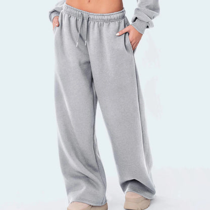 MIREYA JOGGINGHOSE – WEITE DAMEN FREIZEITHOSE MIT HOHEM BUND