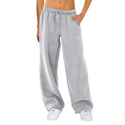 MIREYA JOGGINGHOSE – WEITE DAMEN FREIZEITHOSE MIT HOHEM BUND