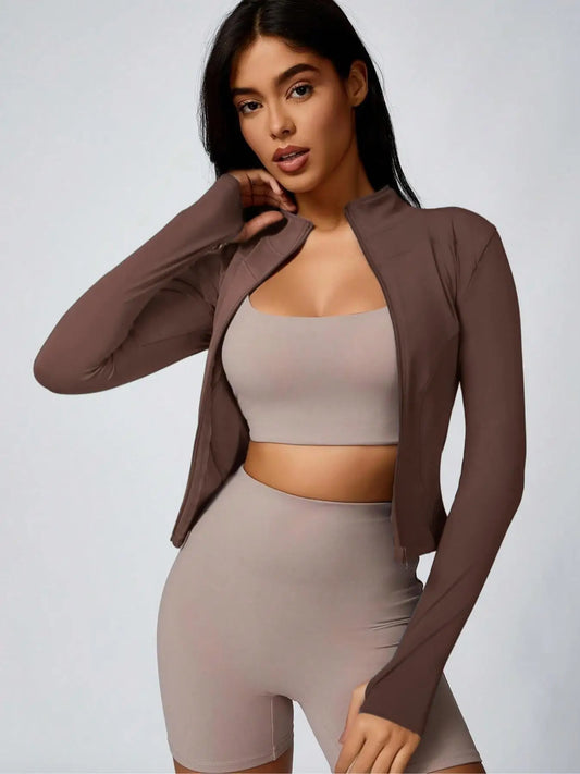 KIARA SPORTJACKE – SLIM FIT MIT REISSVERSCHLUSS