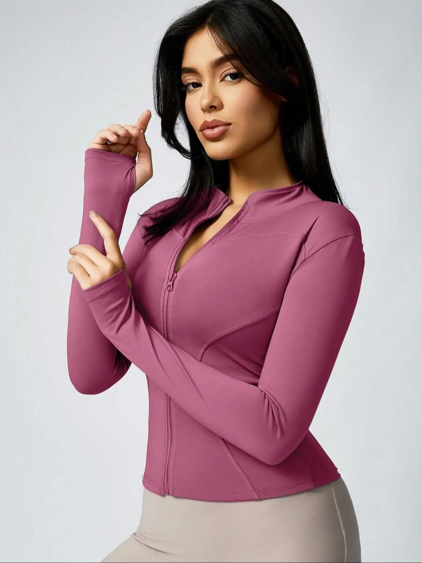 KIARA SPORTJACKE – SLIM FIT MIT REISSVERSCHLUSS