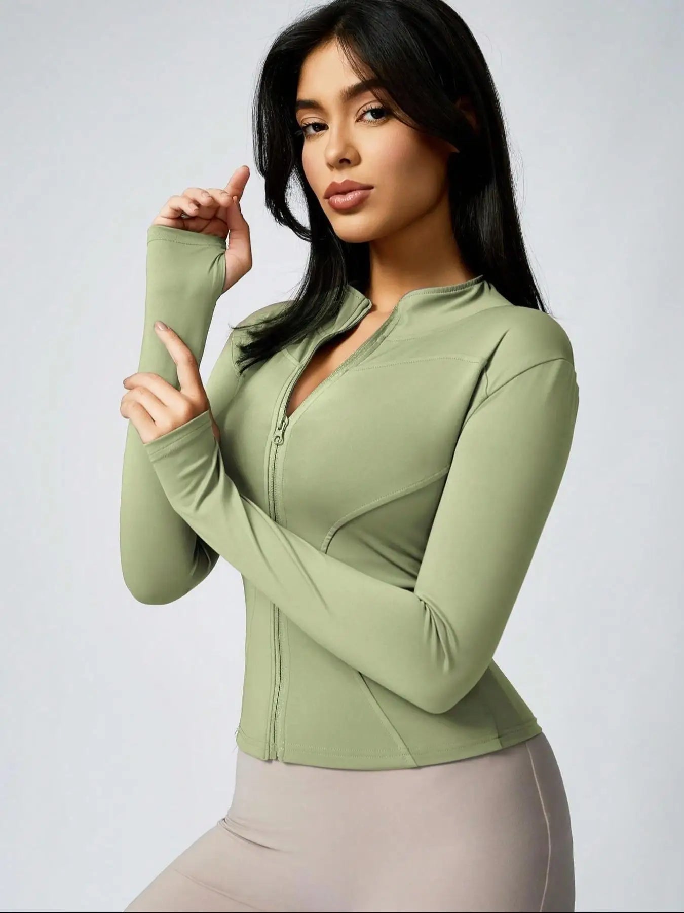 KIARA SPORTJACKE – SLIM FIT MIT REISSVERSCHLUSS