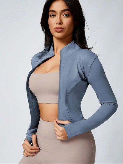 KIARA SPORTJACKE – SLIM FIT MIT REISSVERSCHLUSS
