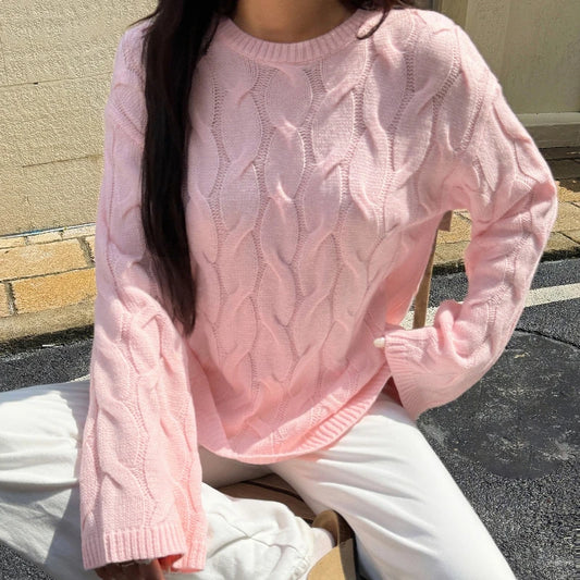 MARILENA PULLOVER – STRICK MIT KABELMUSTER