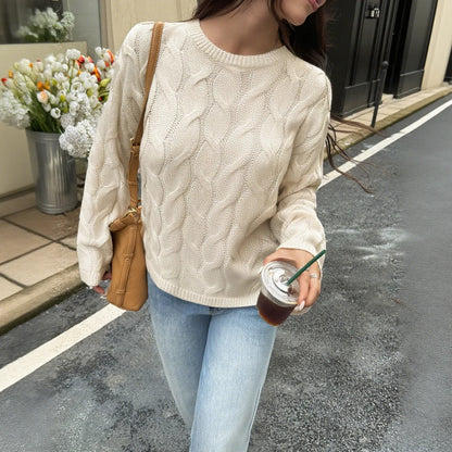 MARILENA PULLOVER – STRICK MIT KABELMUSTER