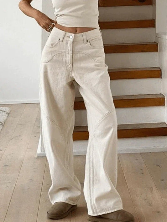 VALENCIA BAGGY-JEANS MIT HOHER TAILLE