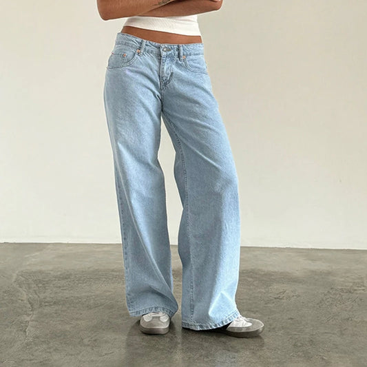MEYLIN JEANS MIT WEITEM BEIN UND HIGH-WAIST DESIGN
