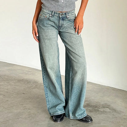 MEYLIN JEANS MIT WEITEM BEIN UND HIGH-WAIST DESIGN