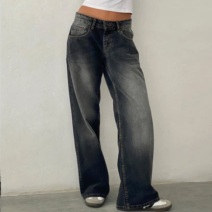 MEYLIN JEANS MIT WEITEM BEIN UND HIGH-WAIST DESIGN